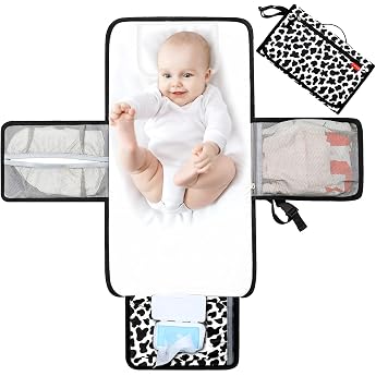 Lekebaby Portable Changing Mat Baby Travel Changing Mat