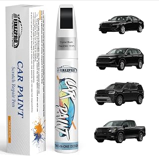 NH-731P Crystal Black Pearl Car Touch Up Paint for Honda, Color Match Auto Paint Repair Pen,Professional Car Scratch Repair Remover Pen Quick Drying, Easy to Use