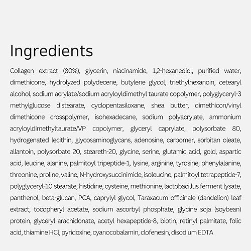 Miniatura 6 de CPP Baby Collagen 80 Caracol Mucin Crema intensiva para ojos 1.01 onzas líquidas  Tamaño y concentración de péptidos de colágeno mejorada, Matrixyl