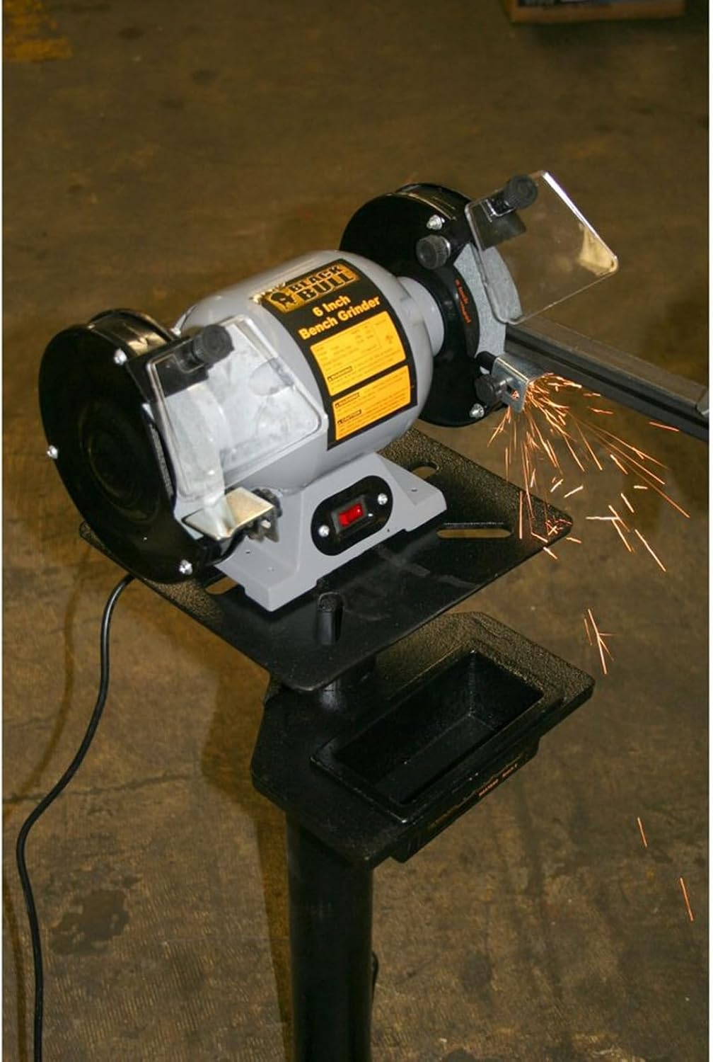 Buffalo Tools BG6UL 6In Bench Grinder , Silver