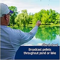 Vista 3 de Pellets removedor de suciedad de 5 libras (10 cucharadas) Tabletas de estanque tratan 1.25 acres Removedor de polvo de lago, reductor de lodos