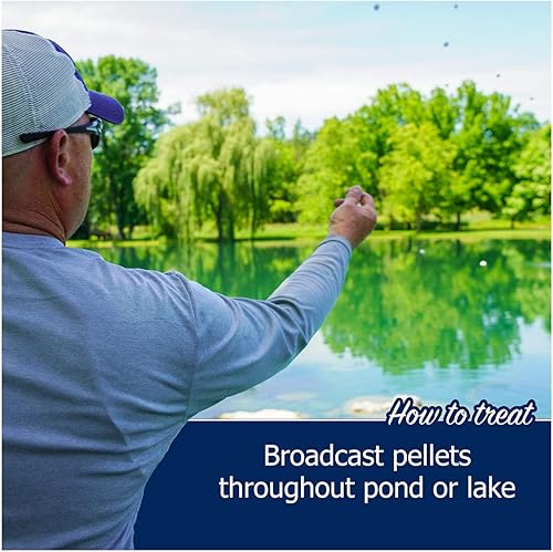 Miniatura 3 de Pellets removedor de suciedad de 5 libras (10 cucharadas)  Tabletas de estanque tratan 1.25 acres  Removedor de polvo de lago, reductor de lodos de