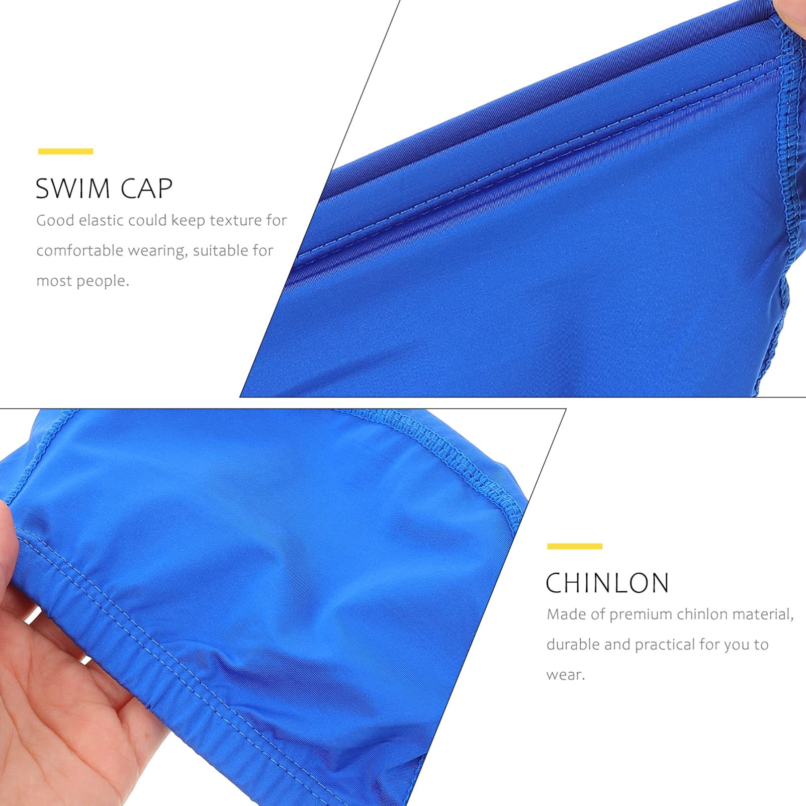 POPETPOP Gorra De Natación De Color Sólido para Los De Natación Gorras De Natación para Adultos Sombrero De Visera para Sombrero De Bebé Nadar Nylon