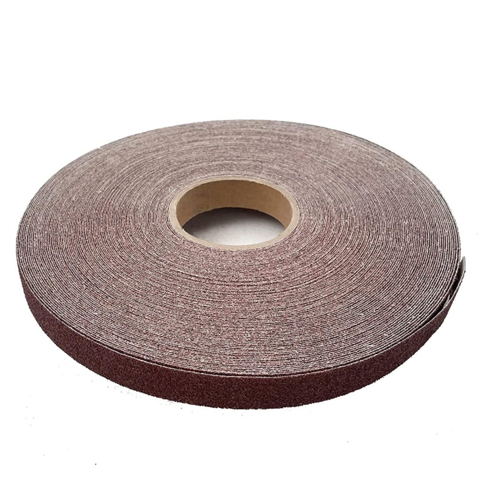 Rotolo di carta vetrata 1" x 55 metri tela smeriglio Rulli levigatori a tamburo abrasivo all'ossido alluminio for mobili artigianali in legno(180)