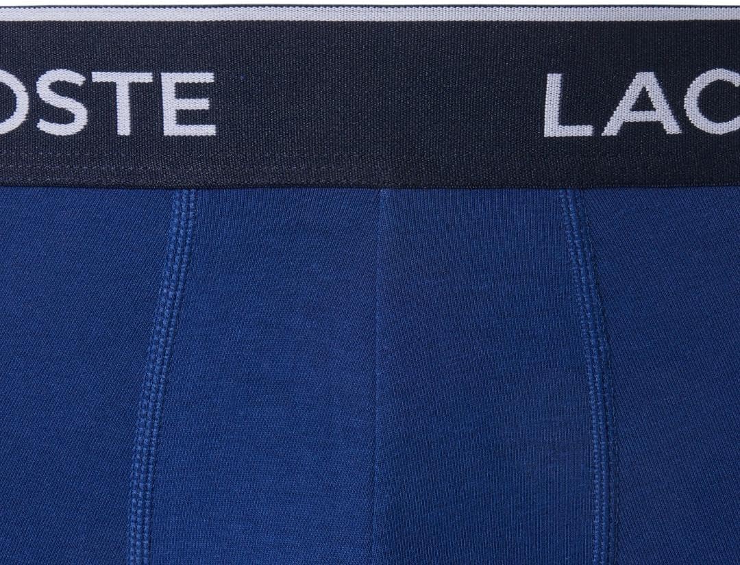 Lacoste mens Cotton Stretch Big Croc Print Trunks