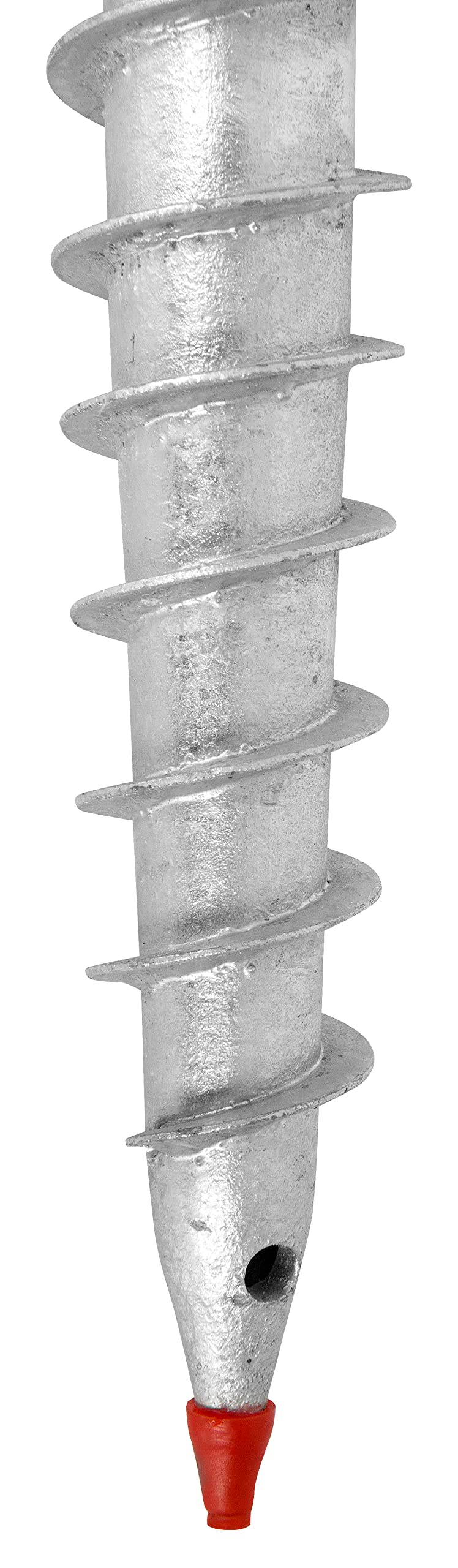 ADGO Schraubfundament Ø68 mm, Sockel für Gartenschirm, Swider, Einschraubhülse für Sonnenschirme, Bodenhülse, Bodendübel, 5 Reduzierhülsen 24-60mm, Eindrehstange, Eindrehbodenhülsen, Verzinkt (650 mm)
