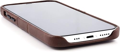 Miniatura 7 de Dockem Wallet Case for iPhone 12 & iPhone 12 Pro Built-in Metal Plate for Magnetic Mounting & 2 Credit Card Holders 6.1" Exec M2, Smooth Synthetic