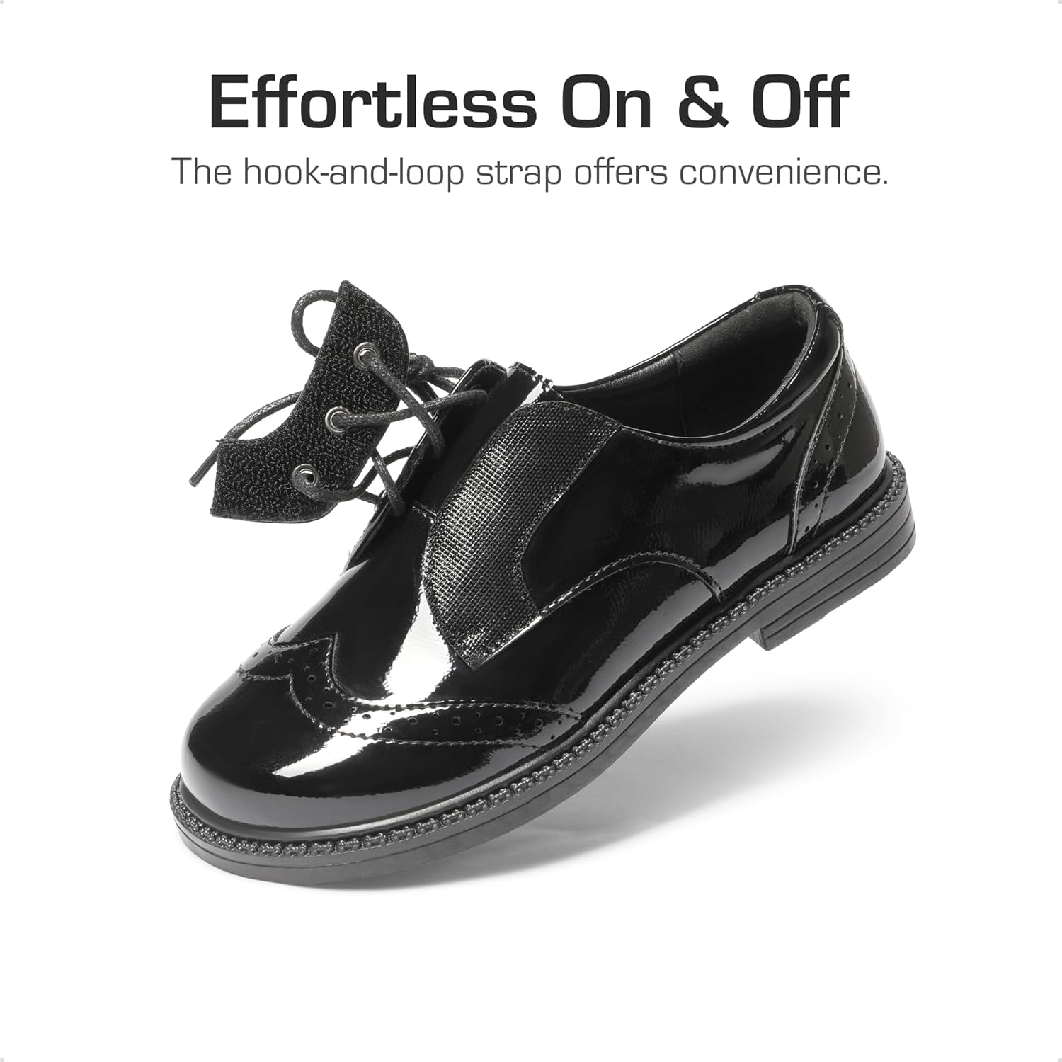 DREAM PAIRS Boys Girls Dress Shoes Kids School Uniform Formal Casual Oxfords for Toddler Little Kid - Image 2