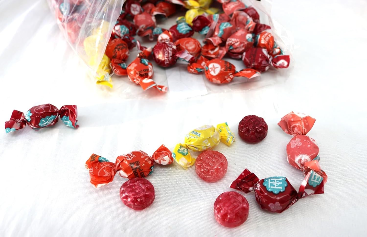 Organic Hard Candy Assortment - Individually Wrapped Organic Candy, Hard Candy Bulk, 2 Pound Bag (2 lb)
