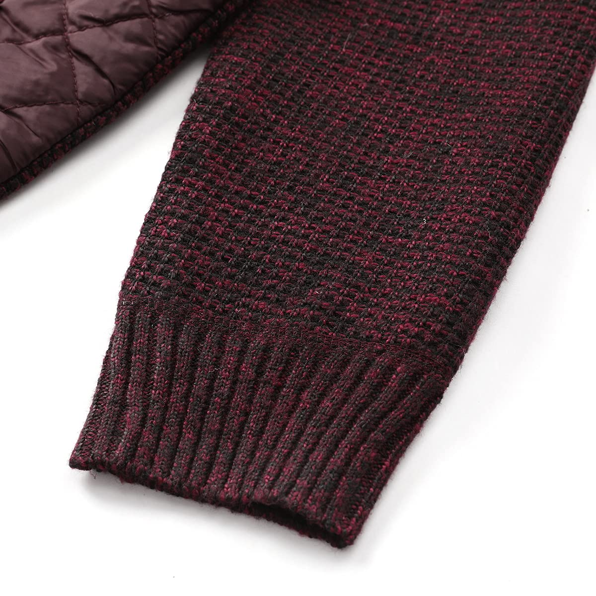 YOUTHUP Chaqueta de Punto Cárdigan para Hombre Forro Polar Suéter Grueso Invierno Cálida