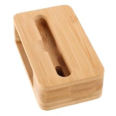 Gatuida Portable Wooden Mobile Phone Amplifier Speaker Stand Mini Sound Enhancer for Clearer Audio and Video Calls Lightweight