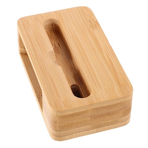 Gatuida Portable Wooden Mobile Phone Amplifier Speaker Stand Mini Sound Enhancer for Clearer Audio and Video Calls Lightweight