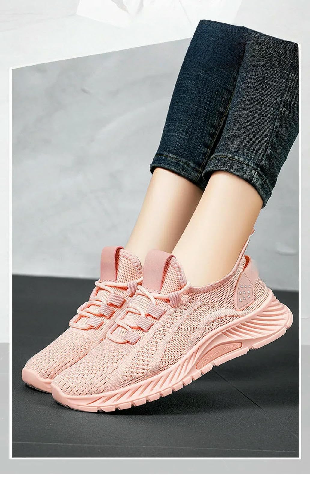 Scarpe Basse Casual da Donna in Rete Traspirante