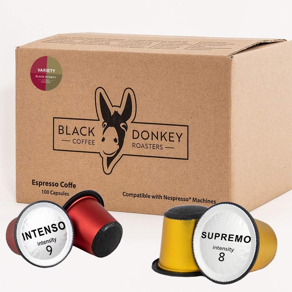100 Coffee Capsules compatible with Nespresso®* machines (VARIETY PACK)