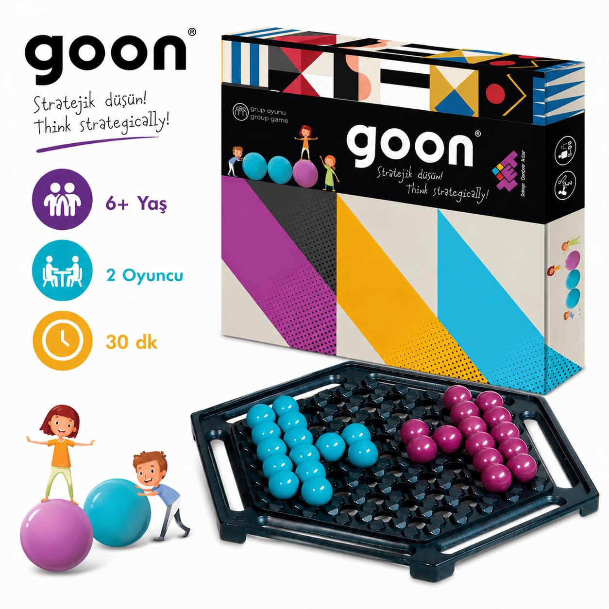 GOON Zeka ve Akıl Oyunu 6+ Yaş 2 Oyuncu