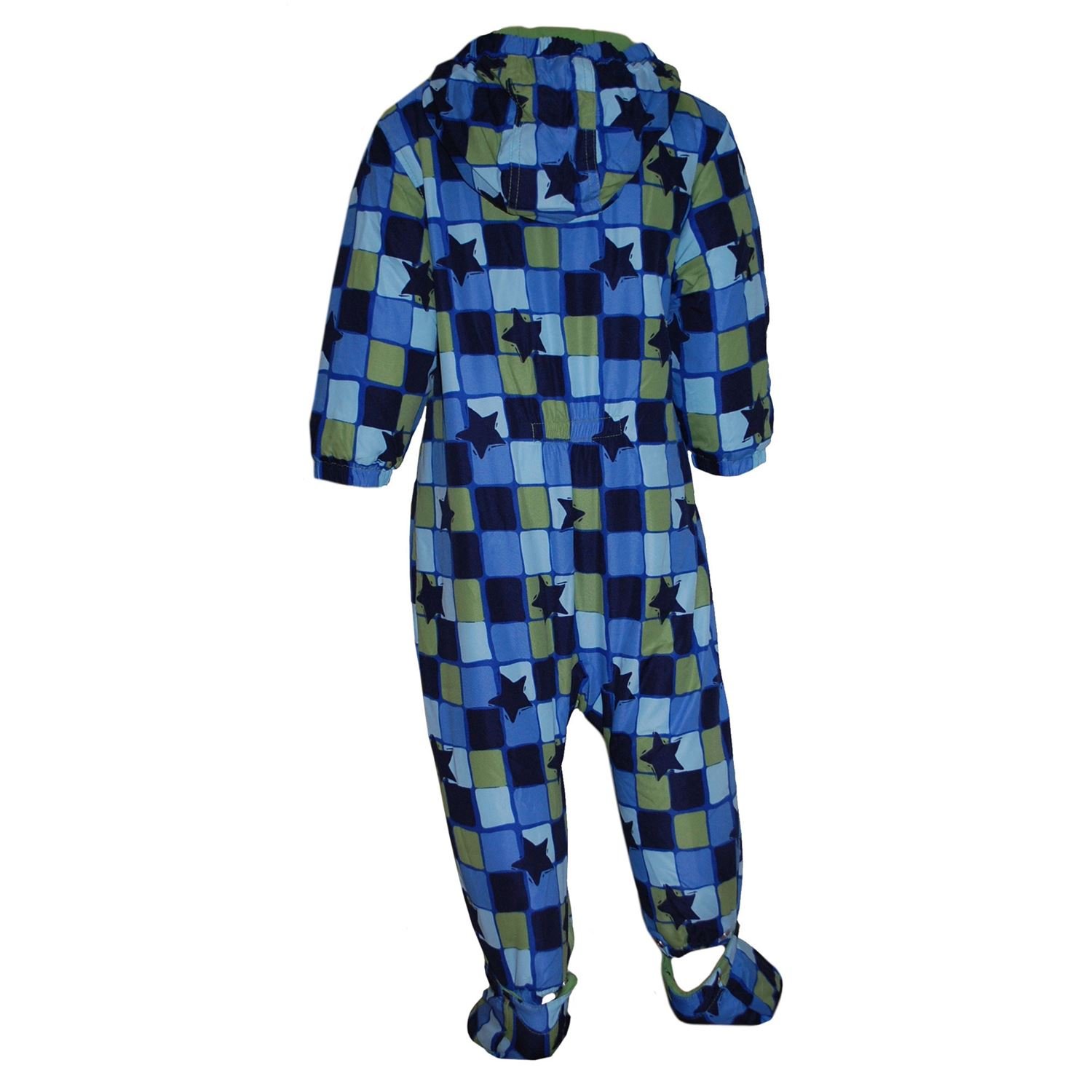 Fixoni - Baby Winteroverall Schneeoverall Jungen wasserdicht Winddicht atmungsaktiv, blau-grün, Größe 92