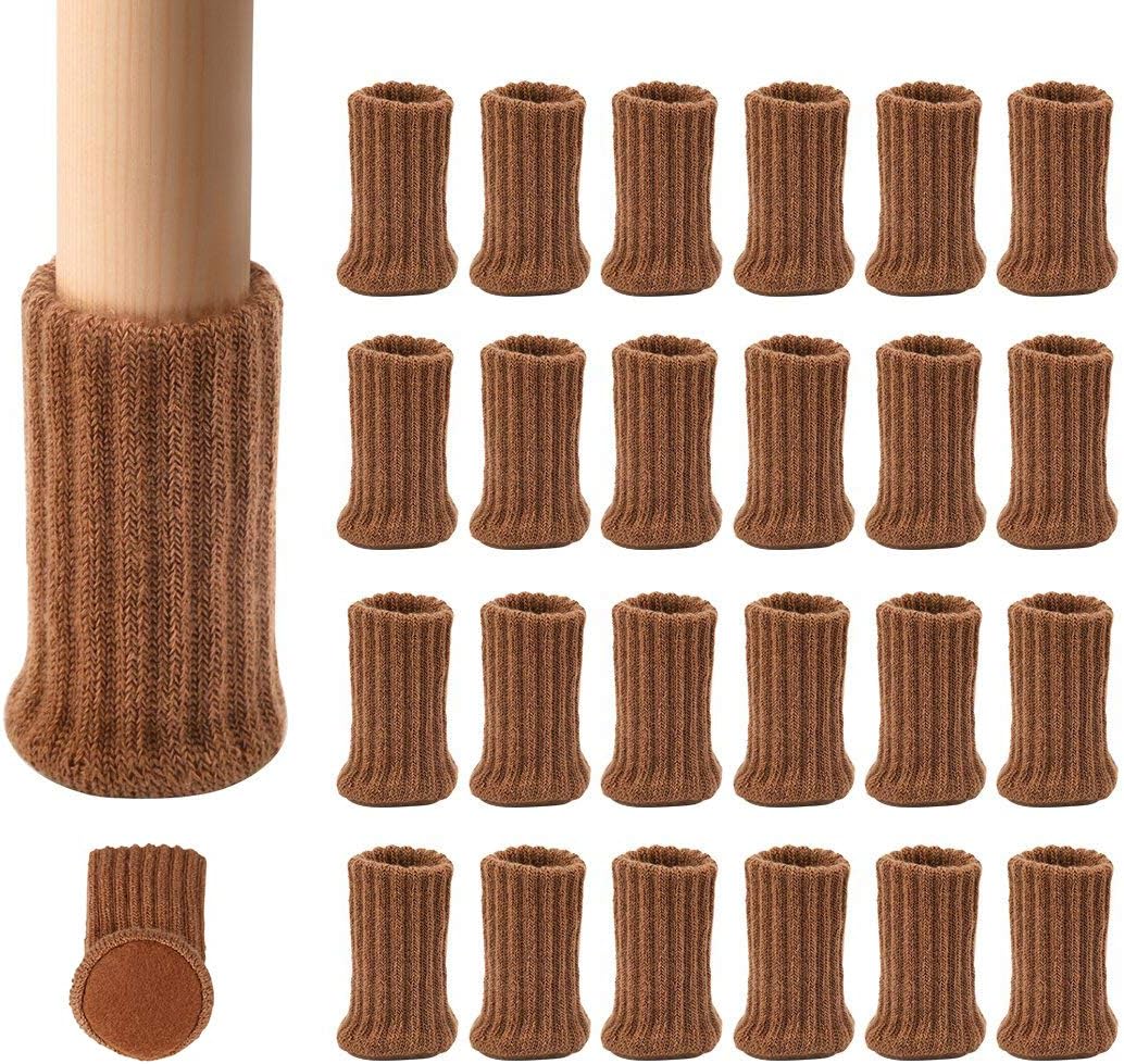 Ezprotekt furniture socks, pack of 24, knitted furniture/chair leg