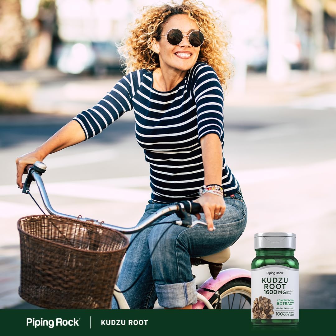 Piping Rock Kudzu Root Capsules | 100 Count | Extract Pills | Non-GMO, Gluten Free Supplement - Image 6