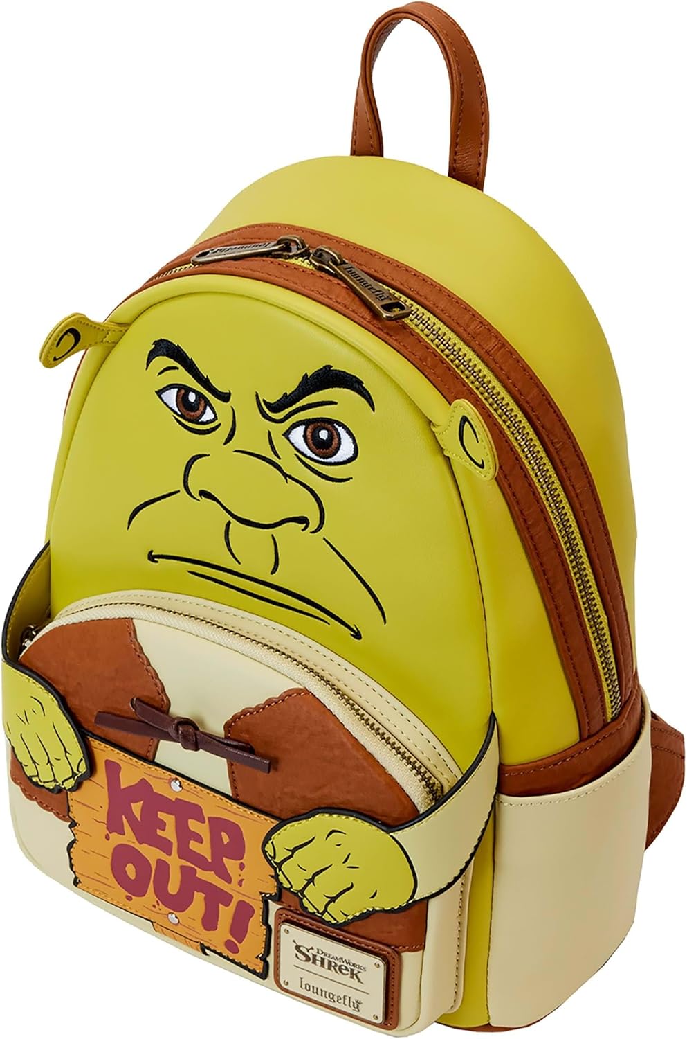 Loungefly Dreamworks Shrek Keep Out Cosplay Mini Backpack Backpacks Standard