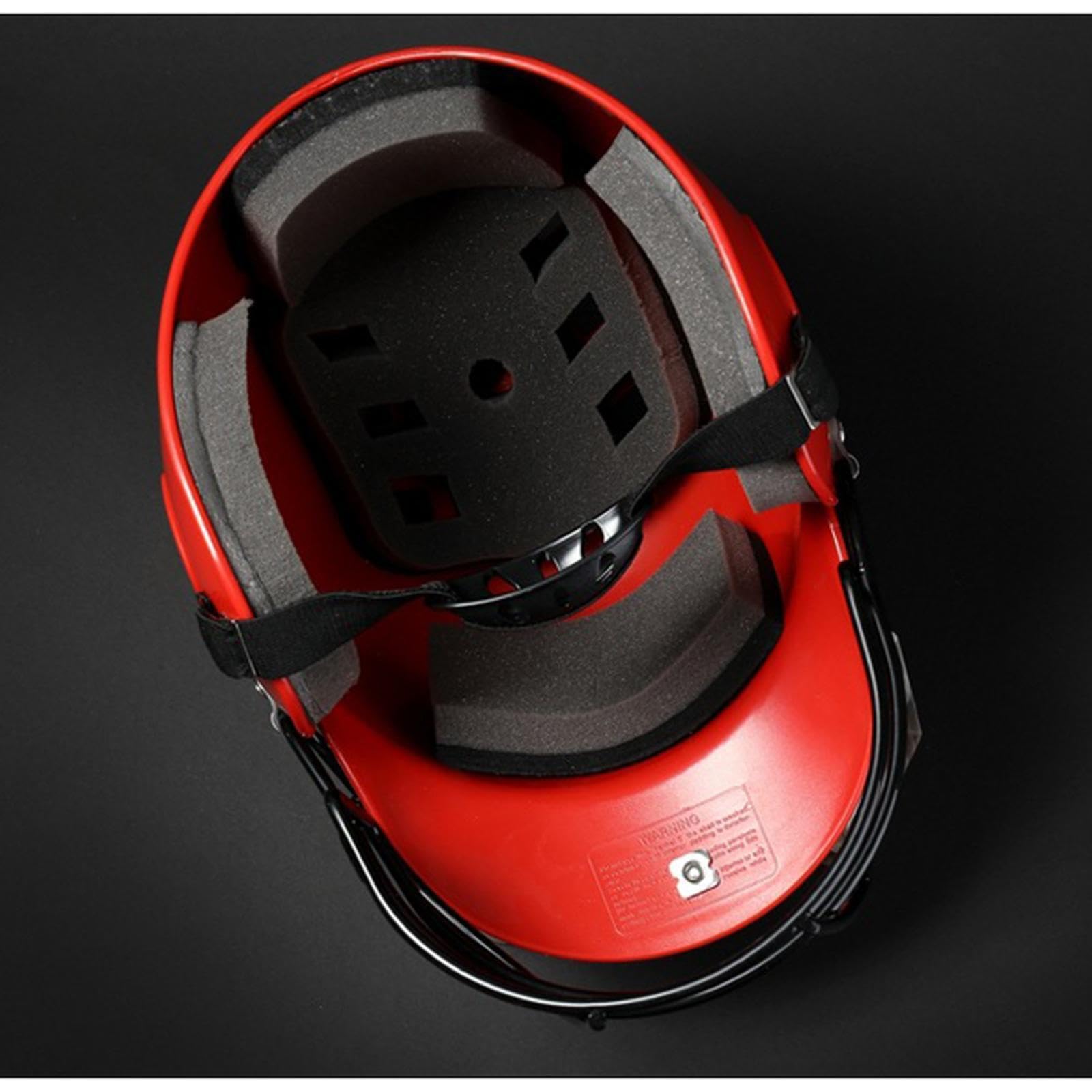 Casco de béisbol de Doble Oreja con para máscara Que Absorbe los Impactos para Jugadores Adultos. Casco Combate softbol con absorción Impactos para Adultos y Hombres.