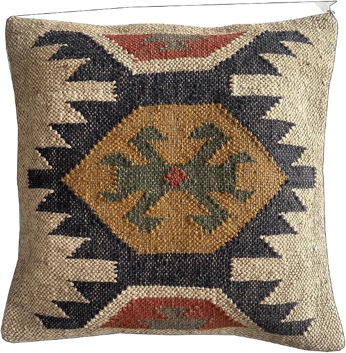 Indian kilim boho cushion cover