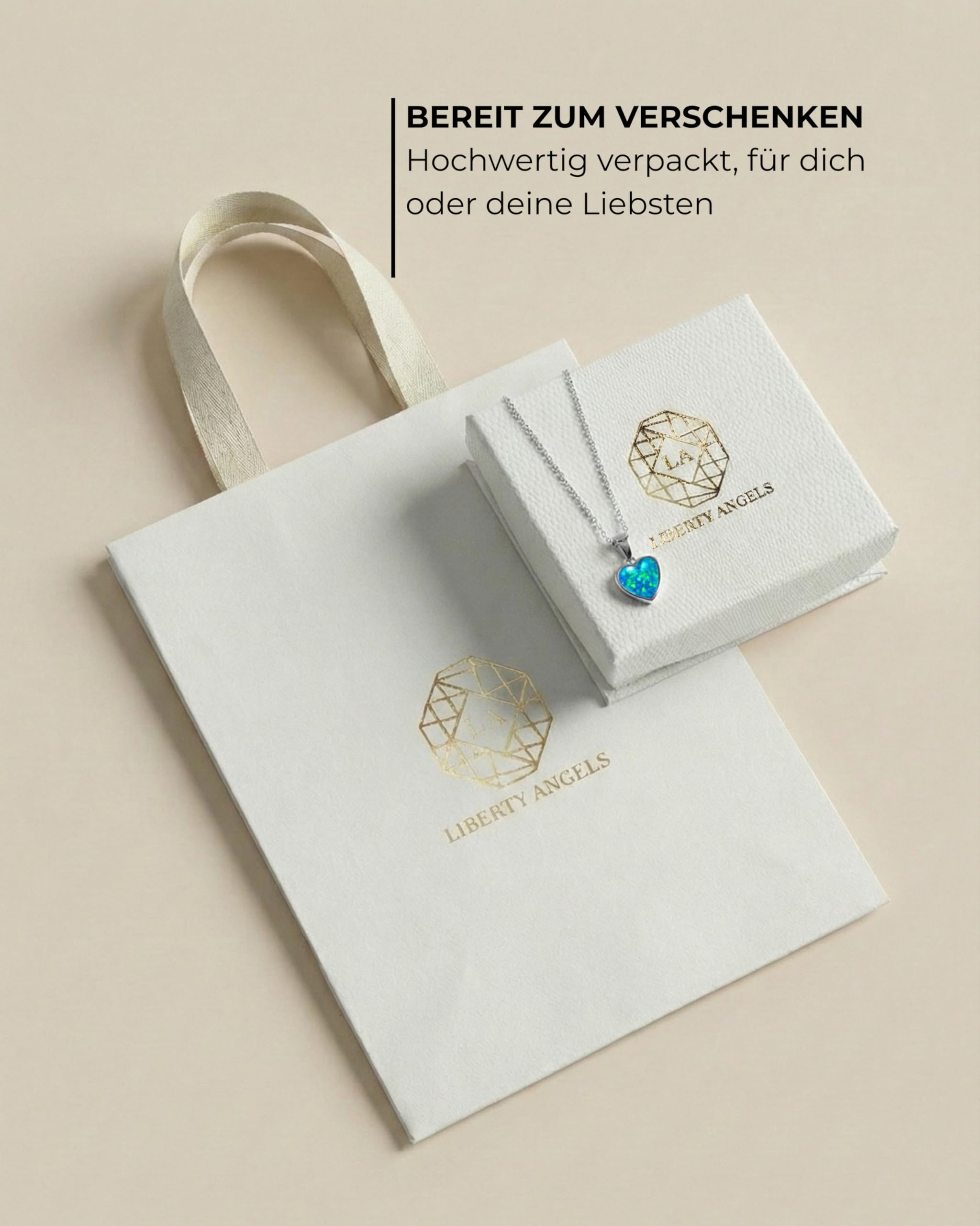 Opal Ohrringe Damen 925 Sterling Silber mit 18K Weißgold-Beschichtung – Australische Opal Ohrstecker Handgefasst – anlauffest nickelfrei – Geschenk Geburtsstein Oktober im Etui