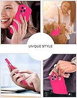 Vista 7 de BENTOBEN Funda para iPhone 13 Pro Max con borde ondulado, iPhone 13 Pro Max, funda delgada de goma suave, lindo marco ondulado rizado para mujeres
