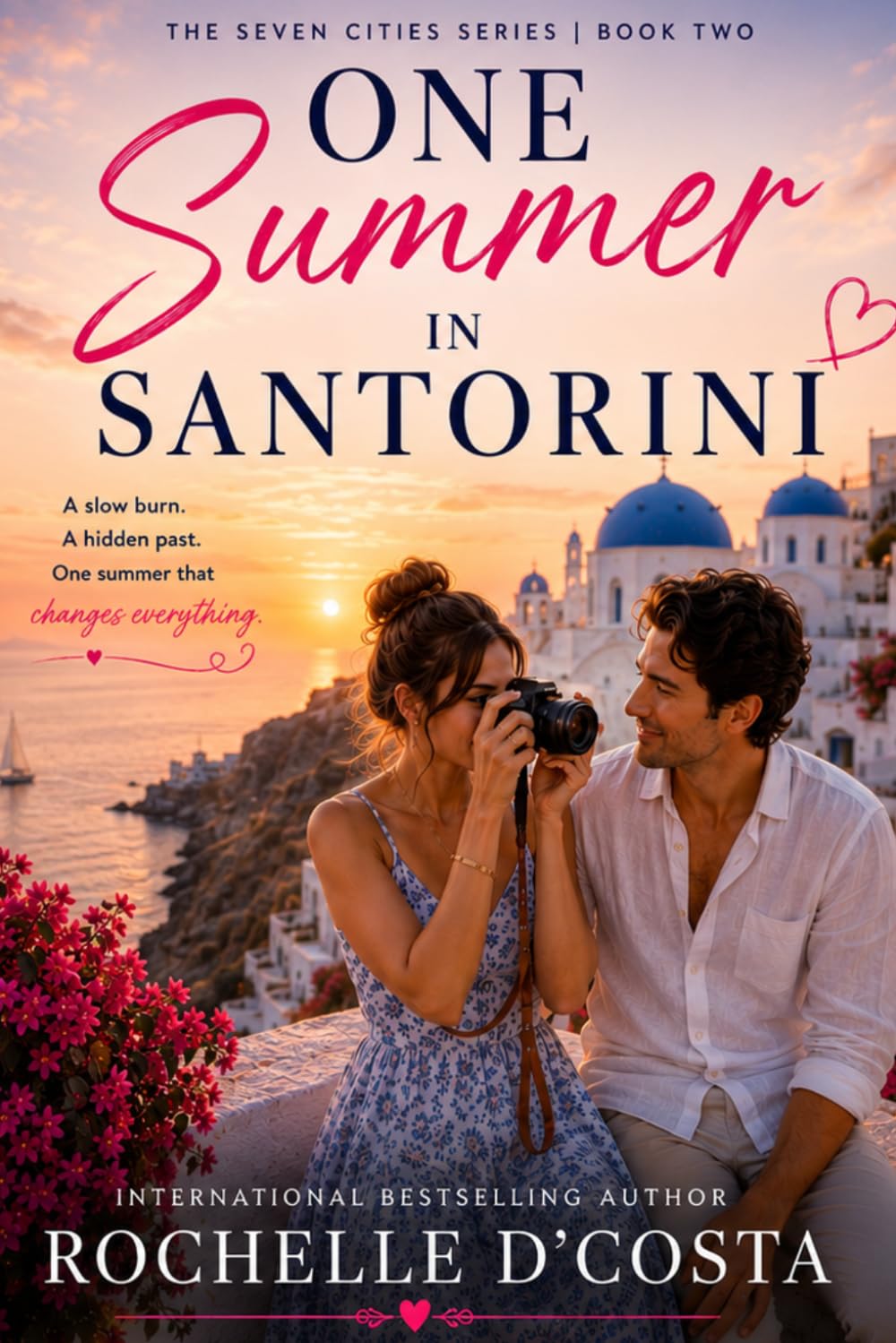 One Summer in Santorini: A Slow Burn Romance (The Seven Cities Series)