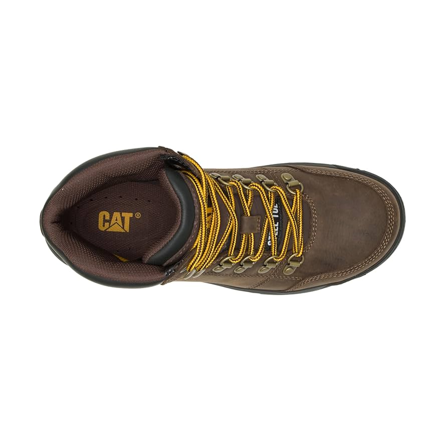 CAT FOOTWEAR P90803 7.5W Men's Outline Steel Toe Leather