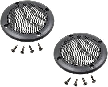 Amazon | Flushbay 2個セット スピーカー カバー 3.5インチ 汎用