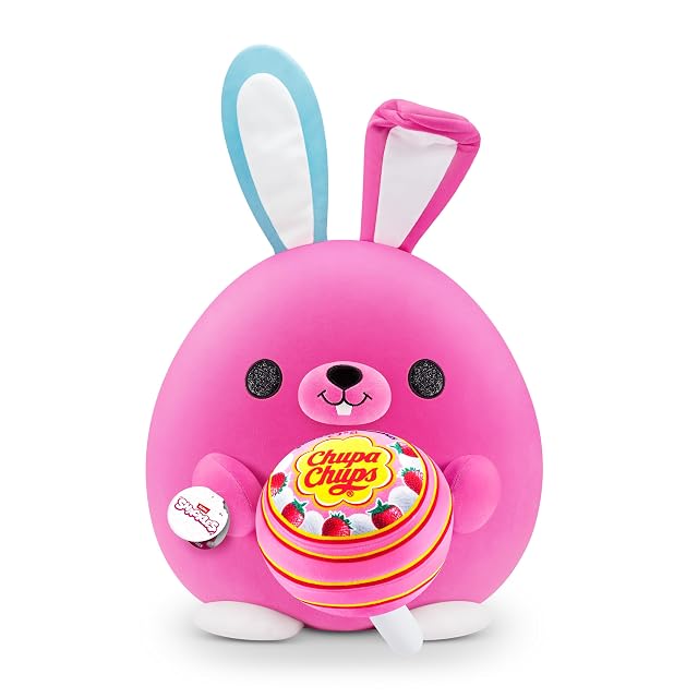Snackles Serie 1 Ola 2 Conejo (Chupa Chups) Sorpresa Suave Plush 35 cm Coleccionable