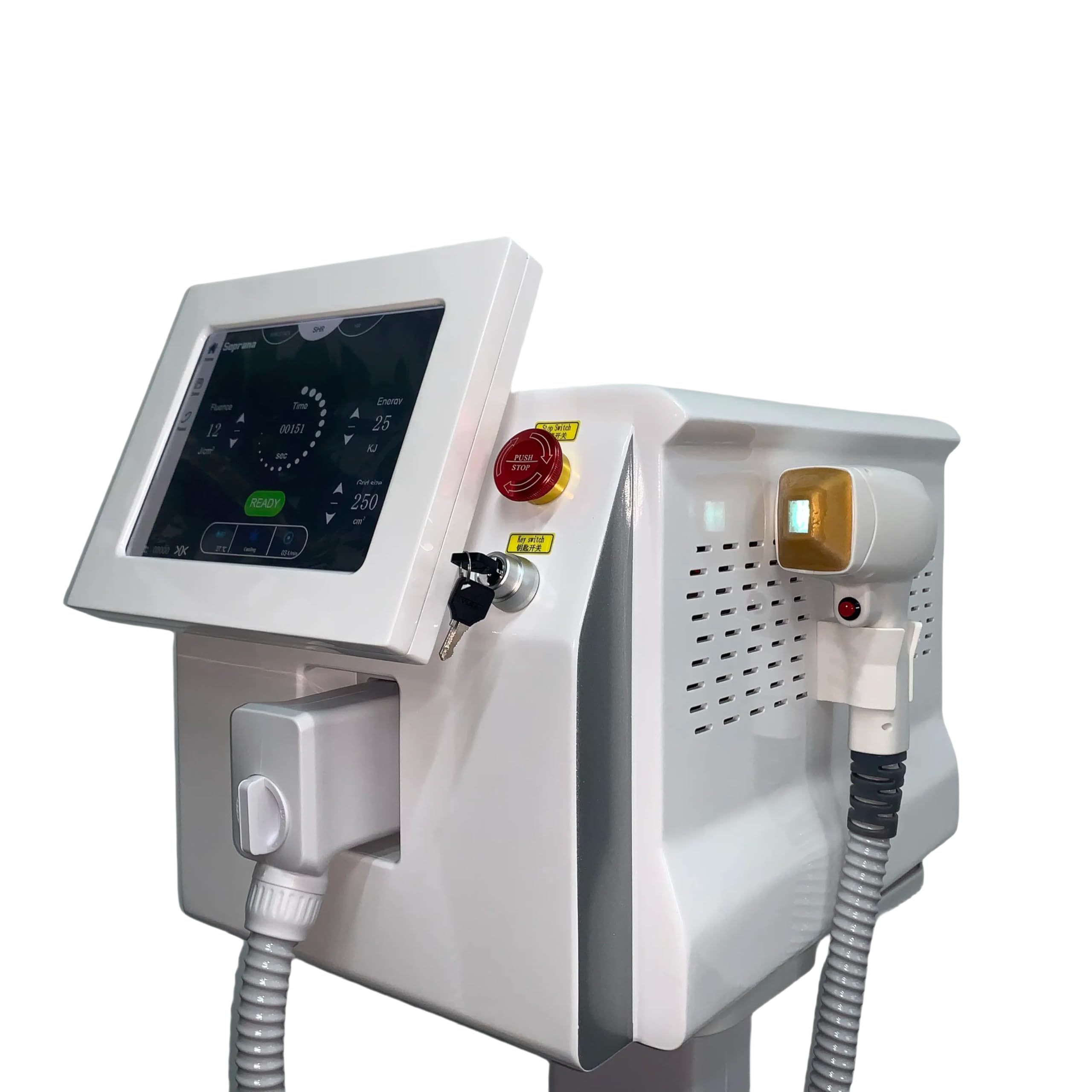 2025 Latest Professional Hair Removal Machine Ice Handle Hair Removal Device 6BAR