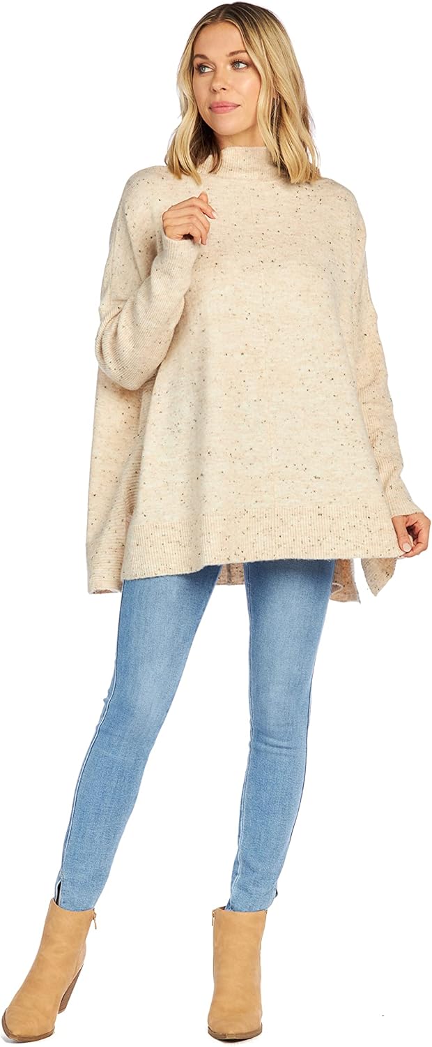 Mud Pie Womens Mud Pie Jennie Womens Oversized Sweater - Image 3