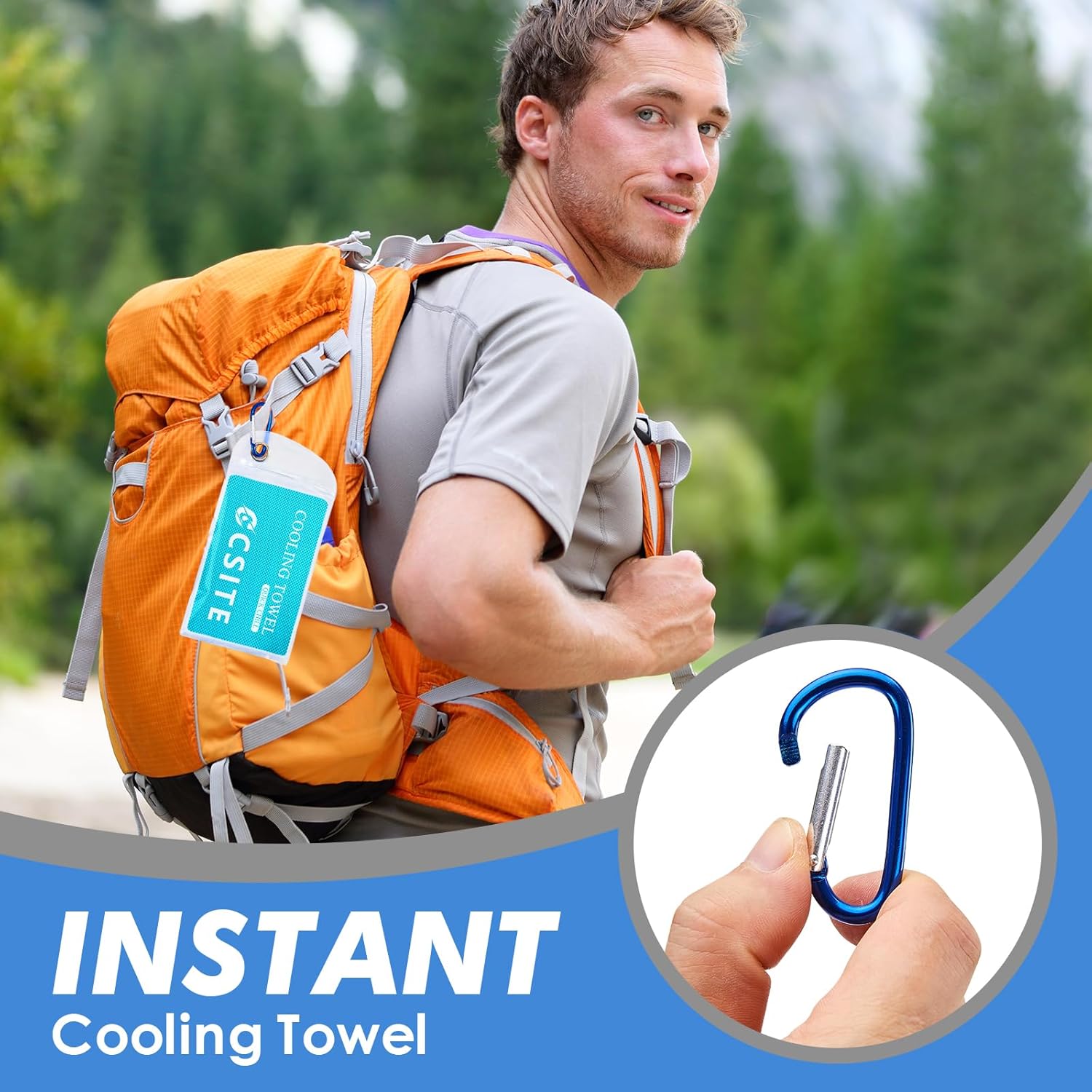 20 Pack Cooling Towels (47"x12") for Neck and Face, Ice Towel for Hot Weather, Soft Breathable Chilly Gym Towels, Microfiber Towel for Work Out, Yoga, Running, Camping & More Activities