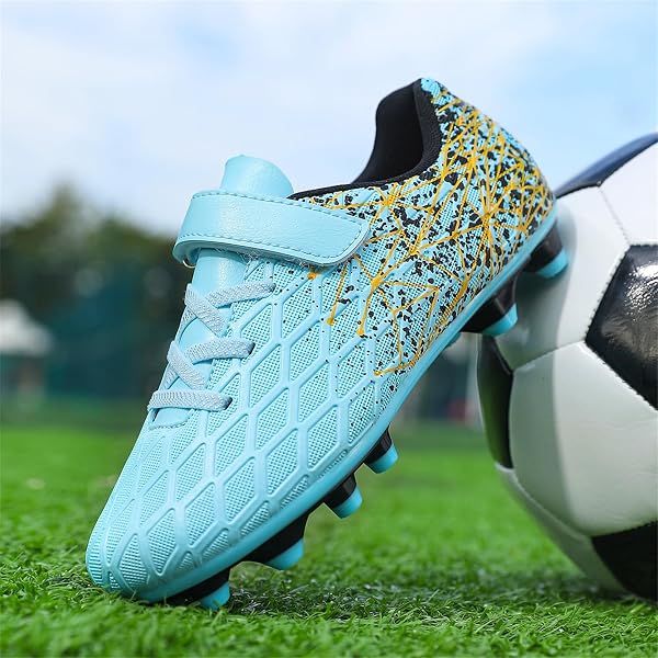 Football Boots Boys Grils FG/AG Soccer Cleats Shoes Trainers Football Shoes Training Running Shoes Teenager Sneakers - 3