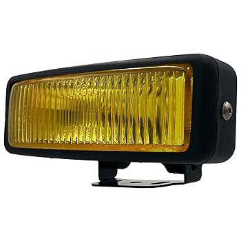 Amazon | 汎用 フォグランプ 左右セット 角型 イエロー ガラス