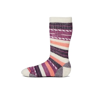Smartwool Kids Hike Full Cushion Margarita Crew Socks (Toddler/Little Kid/Big Kid) Kids Shoes Moonbeam