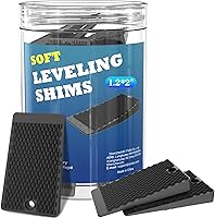 YARKOR 32-Pack 2" Furniture Levelers - Cuttable Stackable Non-Slip Rubber Shims for Tables, Toilets, Chairs, Pianos & More
