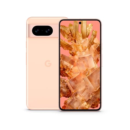 Google Pixel 8 - SIM-freies Android-Smartphone mit leistungsstarker Pixelkamera, 24 Stunden Akkulaufzeit und leistungsstarken Sicherheitsfunktionen - Rose, 128 GB (Refurbished)