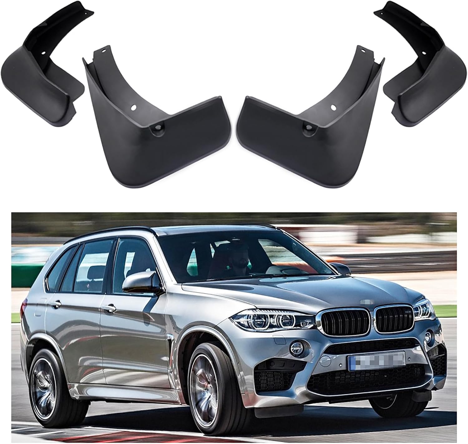 Car Mudguard Fender Mud Flaps Splash Guards Compatible with BMW X5 M X5M 2015 2016 2017 2018