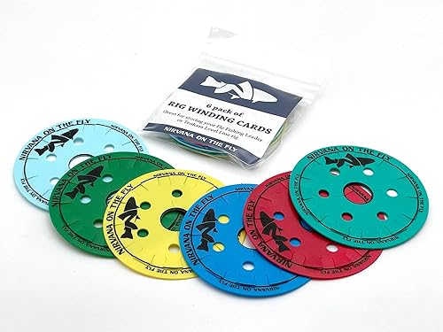 Miniatura 4 de Nirvana Tenkara Line Holder Cards (6 unidades)