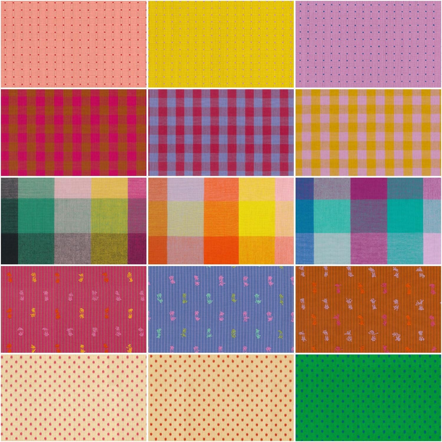Anna Maria Textiles Garden Variety Wovens 15 Fat Quarters Northcott