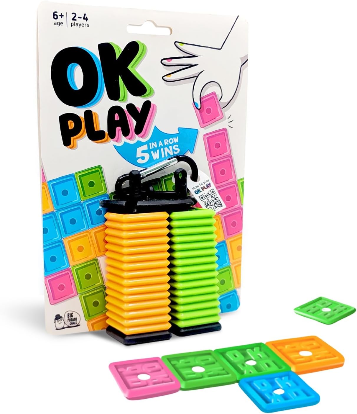 OK Play: Ultimate Travel Tile Game | Learn to Play in 10 Seconds | Waterproof & Indestructible | Perfect for Kids and Adults