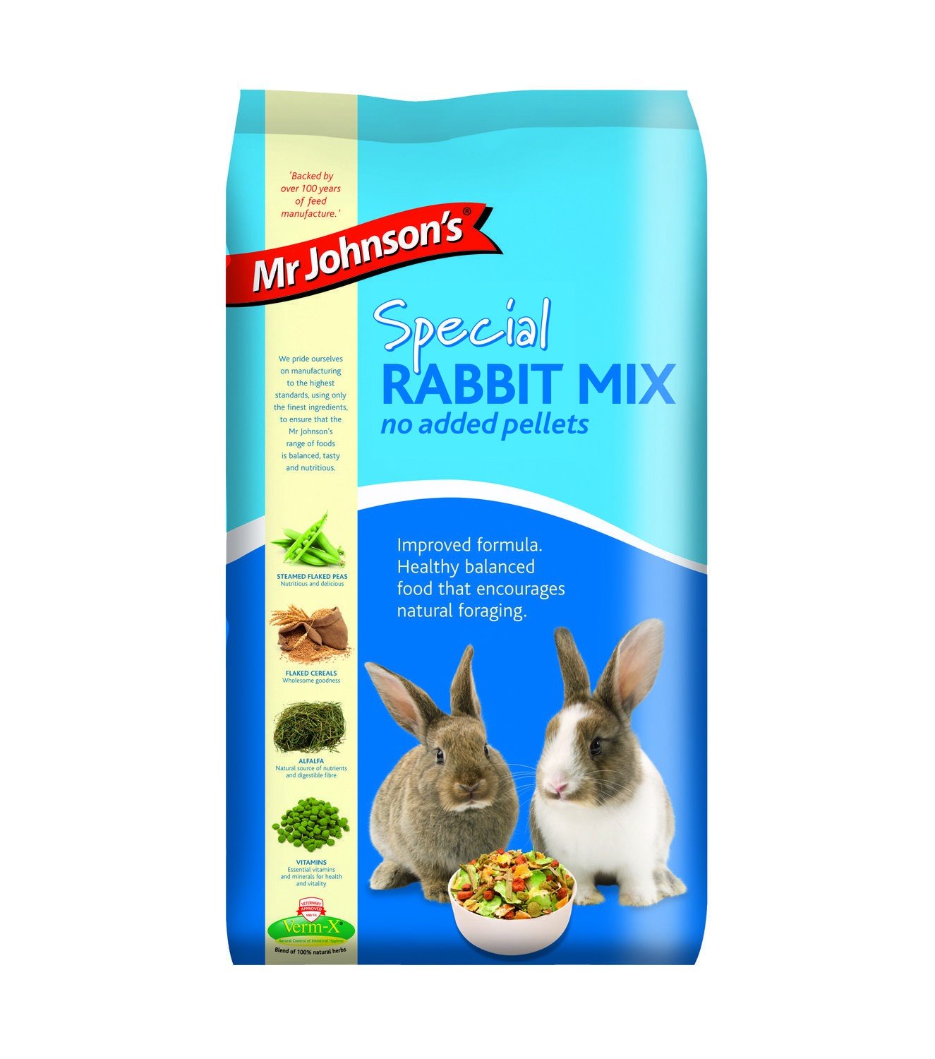Mr Johnson's Special Rabbit Mix No Added Pellets 15kg