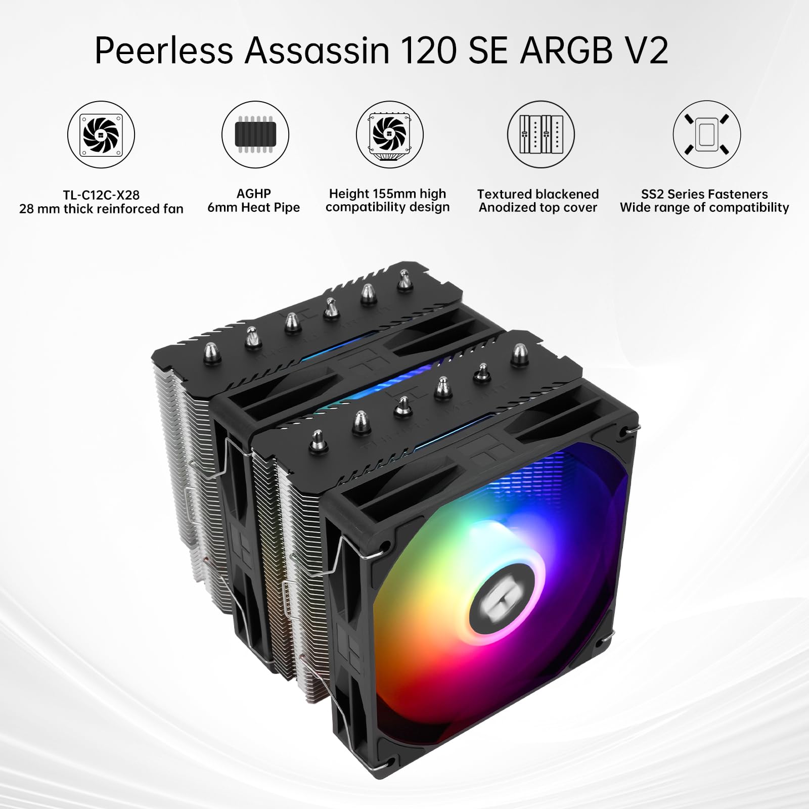 Amazon.co.jp: Peerless Assassin 120 SE ARGB V2 CPUクーラー