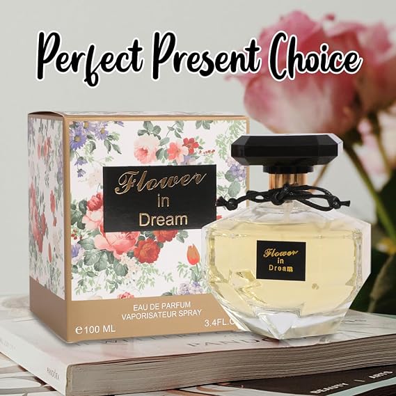 Flower In Dream Perfume for Women Soft Floral Fruity Eau de Parfum Fresh & Feminine Everyday Scent 100ml / 3.4 fl oz (2, 100 ml)