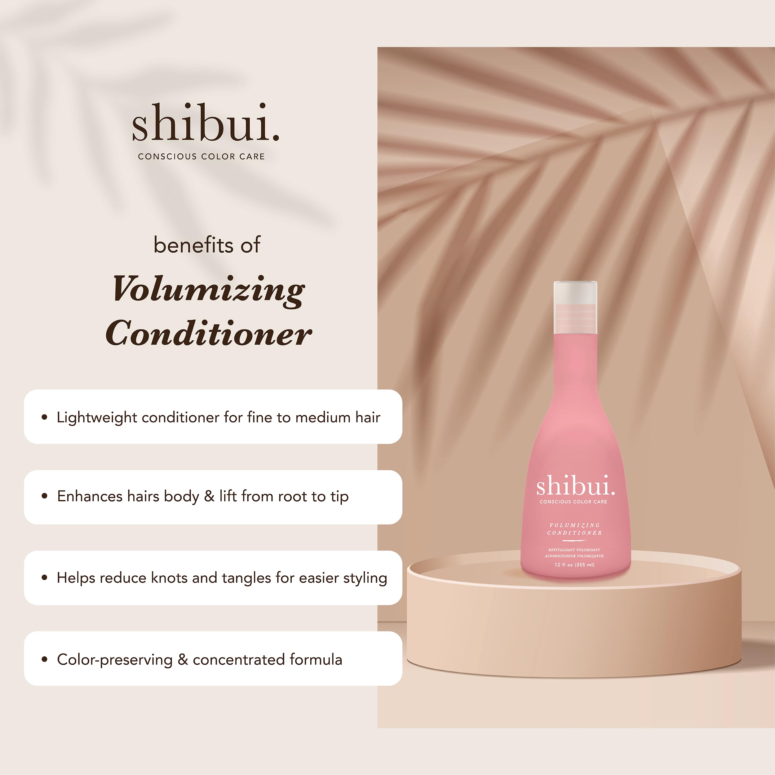 SHIBUI Volumizing Conditioner with Raspberry Seed Oil and Quinoa