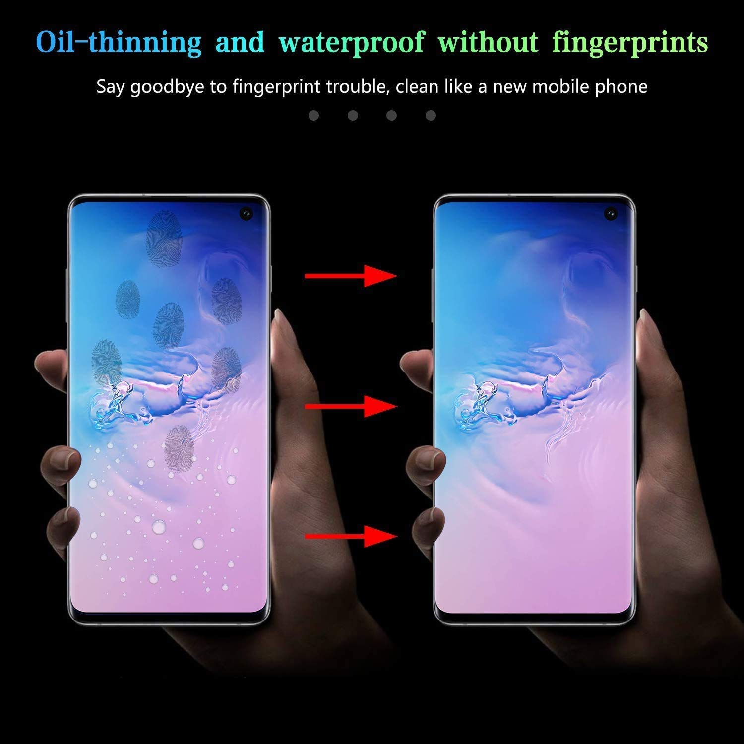 Google Pixel 8a Screenprotector: Pellicola protettiva in vetro Accezz 2 pack - Trasparente