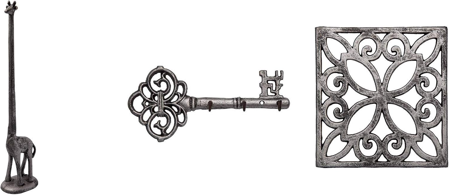 Comfify Wall Mounted Cast Iron Key Holder Vintage Key