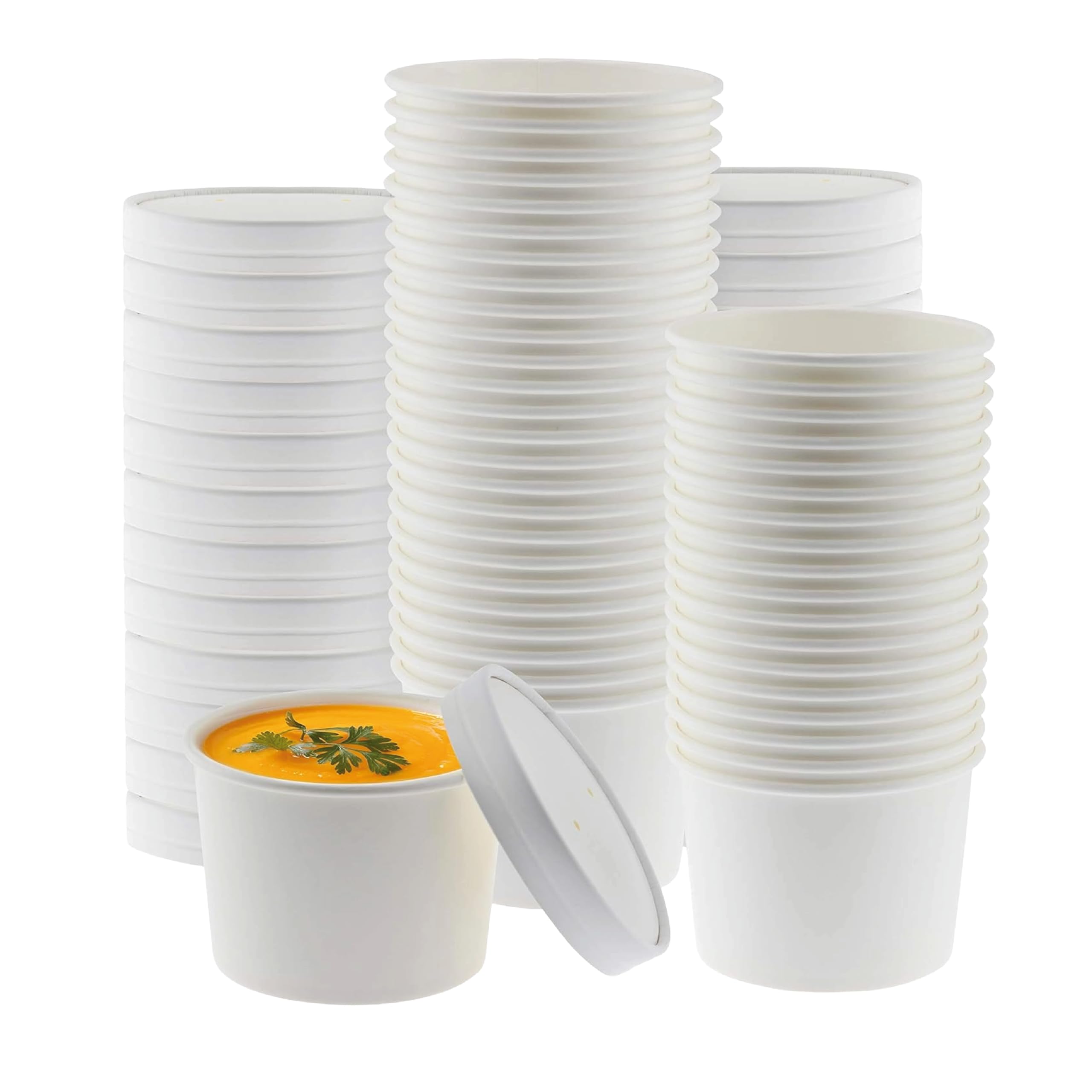 Eco-Friendly Paper Food Containers with Lids -25